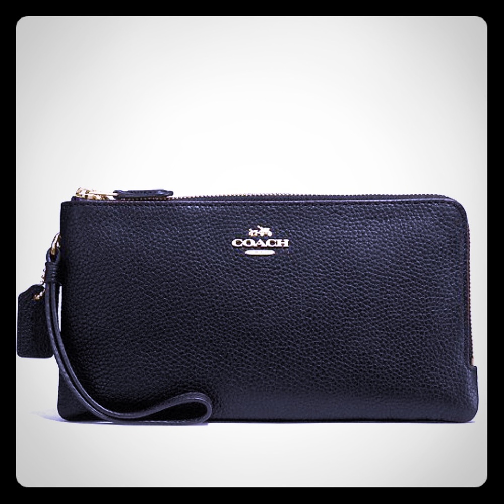 🍂🍃Autumn Sale🍃🍂Coach Double Zip Wallet